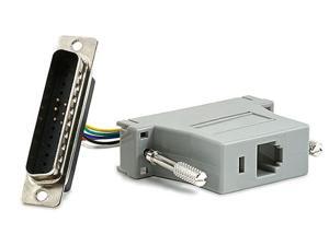 Monoprice DB25 Male to RJ-12 Modular Adaptor - Grey Monoprice DB25 Male to RJ-12 Modular Adaptor - Grey
