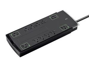 Monoprice 12 Outlet Slim Surge Protector 10ft Cord, 4230 Joules