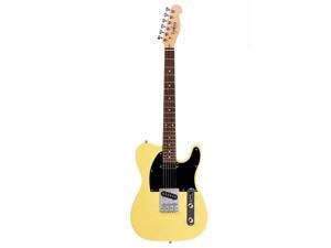 Monoprice Indio Retro Classic Electric Guitar - Blonde, With Gig Bag Monoprice Indio Retro Classic Electric Guitar - Blonde, With Gig Bag