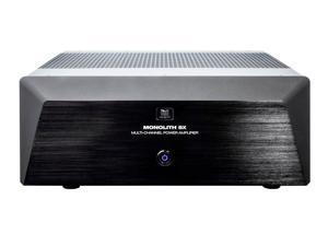 Monoprice Monolith Multi-Channel Power Amplifier - Black With 5x200 Watt Per Channel, XLR Inputs For Home Theater & Studio