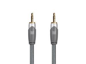 Monoprice Monolith 3.5mm to 3.5mm Audio Cable - 3 Meter, 26AWG, Solid Core Oxygen Free Copper , Professional, Premium Home Audio Monoprice Monolith 3.5mm to 3.5mm Audio Cable - 3 Meter, 26AWG, Solid Core Oxygen Free Copper , Professional, Premium Home Audio