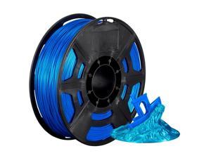 Monoprice Hi-Gloss 3D Printer Filament PLA 1.75mm - 1kg/spool - Blue, Works With All PLA Compatible 3D Printers