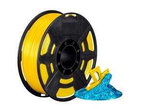 Monoprice Hi-Gloss 3D Printer Filament PLA 1.75mm - 1kg/spool - Yellow, Works With All PLA Compatible 3D Printers Monoprice Hi-Gloss 3D Printer Filament PLA 1.75mm - 1kg/spool - Yellow, Works With All PLA Compatible 3D Printers