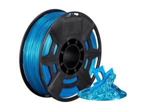 Monoprice Hi-Gloss 3D Printer Filament PLA 1.75mm - 1kg/spool - Blue Green, Works With All PLA Compatible 3D Printers