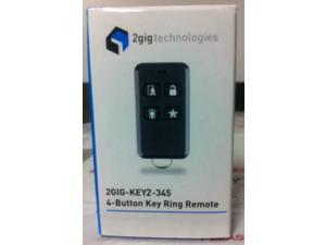 2GIG-KEY2-345 2GIG 4-Button Key Ring Remote 
