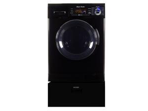 Equator EZ 4400 CV Black All-in-one Compact Combo Washer Dryer with Pedestal Storage Drawer Equator EZ 4400 CV Black All-in-one Compact Combo Washer Dryer with Pedestal Storage Drawer
