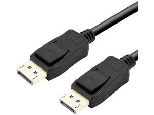 AkoaDa High Speed DP Cable Gaming Monitor DisplayPort to DisplayPort Cable Support for 3D Grey 4K DisplayPort to DisplayPort Cable 10ft 2 Pack TV 4K@60Hz, 2K@165Hz, 2K@144Hz PC Laptop 