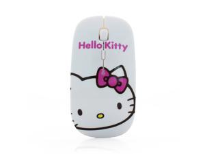 Mini Cute Slim Brand Hello Kitty Mice White Color USB Optical 2.4Ghz Wireless Mouse Mice For Computer PC Gift Mini Cute Slim Brand Hello Kitty Mice White Color USB Optical 2.4Ghz Wireless Mouse Mice For Computer PC Gift