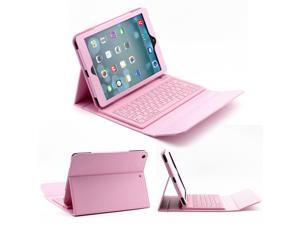 Silicone Bluetooth Keyboard Case For Apple iPad Air 2 / 1 Tablet, Slim PU Leather Folio Stand Case Cover + Soft QWERTY Keyboard Silicone Bluetooth Keyboard Case For Apple iPad Air 2 / 1 Tablet, Slim PU Leather Folio Stand Case Cover + Soft QWERTY Keyboard