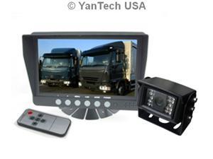 7" Color Rear View Backup Camera System with 120° CCD Night Vision, up to 2 Video inputs, 32 ft Cable with Weatherproof 4-Pin Connectors - YanTech USA 7" Color Rear View Backup Camera System with 120° CCD Night Vision, up to 2 Video inputs, 32 ft Cable with Weatherproof 4-Pin Connectors - YanTech USA