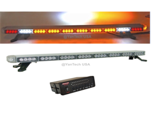 50" Amber LED Light Bar Flashing Warning Tow/Plow Truck Wrecker Emergency Light with Brake/Cargo Lights 50" Amber LED Light Bar Flashing Warning Tow/Plow Truck Wrecker Emergency Light with Brake/Cargo Lights