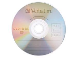 Verbatim DVD+R DL AZO 8.5 GB 8x-10x Branded Double Layer Recordable Disc, 30-Disc Spindle 96542