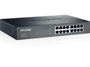 TP-LINK TL-SG1016D  10/100/1000Mbps 16-Port Gigabit 13-inch Rackmountable Switch, 32Gbps Capacity