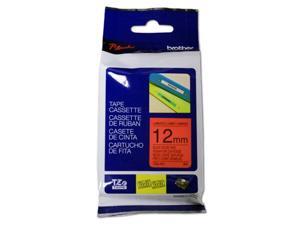 Brother 12mm (Black on Red) Laminated Tape for (Pt-5309200dx36009600)