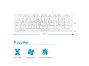 103 Key Full-Size Usb Keyboard.Features 15 Convenient Macos X Shortcut Keys for 103 Key Full-Size Usb Keyboard.Features 15 Convenient Macos X Shortcut Keys for
