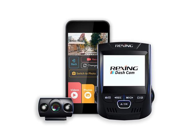 Rexing V1P 4K Dual Channel Dash Cam 4K+1080P with Wi-Fi