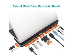 UNITEK USB 3.0 Docking Station Dual Video Monitor Display HDMI DVI RJ45 Type-C UNITEK USB 3.0 Docking Station Dual Video Monitor Display HDMI DVI RJ45 Type-C