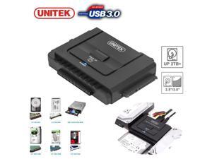 Unitek USB 3.0 to 2.5" 3.5" 5.25" in SATA IDE Hard Drive Adapter Converter Clone Unitek USB 3.0 to 2.5" 3.5" 5.25" in SATA IDE Hard Drive Adapter Converter Clone