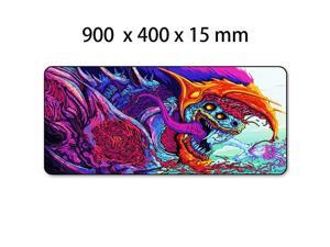 Game 900x400mm Hyper Beast XL Large Locking Edge Gaming Mouse Pad CS GO Keyboard Rubber Mousepad Wrist Rest Table Computer Mat