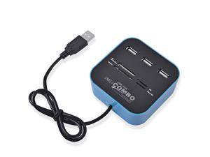 USB Hub 2.0 480Mbps USB Combo Card Reader All In One Multi USB Splitter For MS,M2,SD/MMC,TF Portable For PC Laptop USB Hub 2.0 480Mbps USB Combo Card Reader All In One Multi USB Splitter For MS,M2,SD/MMC,TF Portable For PC Laptop