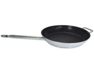 Update International SFC-14 14 in. Stainless steel Fry Pan with Excalibur Coating and Helper Handle Update International SFC-14 14 in. Stainless steel Fry Pan with Excalibur Coating and Helper Handle