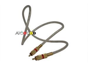RCA High Performance Digital Coaxial Audio Cable 3 feet Red (Single) RCA High Performance Digital Coaxial Audio Cable 3 feet Red (Single)
