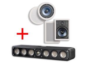 Polk Audio Signature Series S35 Ultra-Slim Hi-Res Center Channel Speaker + Polk RC60i & RC85i Bundle Polk Audio Signature Series S35 Ultra-Slim Hi-Res Center Channel Speaker + Polk RC60i & RC85i Bundle