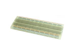 Solderless Clear Breadboard 830 Tie Points, 6.5" x 2.1" Solderless Clear Breadboard 830 Tie Points, 6.5" x 2.1"