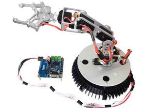 DAGU 6DOF Robotic Arm with 6 Degrees of Freedom, Includes 6 Servos and Microcontroller