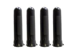 4 Pack of Black Paintball Pods, Each Holds 140 Rounds of .68 Caliber Paintballs 4 Pack of Black Paintball Pods, Each Holds 140 Rounds of .68 Caliber Paintballs