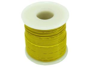 Yellow 22 Gauge Stranded Hook Up Wire Shade May Vary 25 Foot Spool