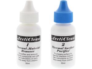 ArctiClean 60ml Kit 1 & 2 Thermal Grease Paste Compound Remover and Purifier ArctiClean 60ml Kit 1 & 2 Thermal Grease Paste Compound Remover and Purifier