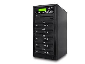 BestDuplicator Blu-Ray BD BDXL M-Disc 5 Target DVD//CD Duplicator 14X Copier Tower Replication Recorder Burner 1-5