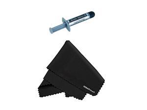 Arctic Silver 5 High-Density Polysynthetic Silver Thermal Compound, 3.5 Grams + MicroFiber (7" X 6") Cleaning Cloth Arctic Silver 5 High-Density Polysynthetic Silver Thermal Compound, 3.5 Grams + MicroFiber (7" X 6") Cleaning Cloth