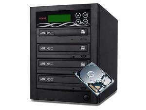 Bestduplicator Pro Hd Series - 4 Target External Disc Dvd/cd Duplicator Built-in 500gb Hard Disk Drive & 24x Burners