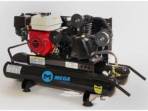 Megapower Gasoline Powered Air Compressor - 6.5 HP Honda GX200 Engine 10 Gallon Wheel Barrow MP-6510G Megapower Gasoline Powered Air Compressor - 6.5 HP Honda GX200 Engine 10 Gallon Wheel Barrow MP-6510G