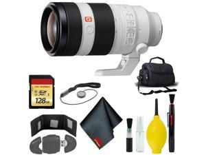 Sony FE 100400mm f4556 GM OSS Lens  Cleaning Kit  USB Card Reader  Memory Card Wallet  128GB  Lens Cap Keeper  Carrying Case