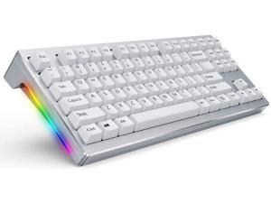 ABKONCORE AR87 Mechanical Keyboard, CNC Full Aluminum Wired Gaming Keyboard with Cherry MX Silent Red Switches with Zipper Point, Dye Sublimated Keycaps, 100% Anti Ghosting, Side RGB LED Light, 6.8lbs ABKONCORE AR87 Mechanical Keyboard, CNC Full Aluminum Wired Gaming Keyboard with Cherry MX Silent Red Switches with Zipper Point, Dye Sublimated Keycaps, 100% Anti Ghosting, Side RGB LED Light, 6.8lbs