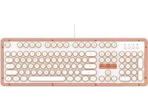 Azio Retro Classic USB (Posh) - Luxury Vintage Backlit Mechanical Keyboard (MK-RETRO-L-02-US)