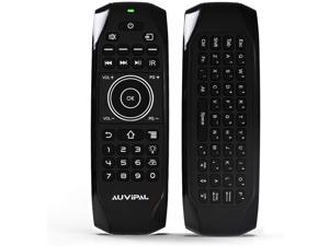 AuviPal G9F Mini Bluetooth Keyboard Remote Combo, Rechargeable Backlit Wireless Remote Control Includes 11 IR Learning Buttons, Made for Firestick 4K/Lite/Cube and Nvidia Shield - No Voice Function