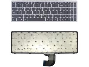 Laptop Keyboard New Black US Keyboard with -Grey Frame Replacement for IBM Lenovo Ideapad Z500 Z500A Z500G P500 Series P/N 25206537 V136520ES1-US PK130SY1D00 PZ.N8RSC.301 Laptop Keyboard New Black US Keyboard with -Grey Frame Replacement for IBM Lenovo Ideapad Z500 Z500A Z500G P500 Series P/N 25206537 V136520ES1-US PK130SY1D00 PZ.N8RSC.301