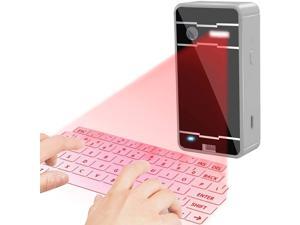 Virtual Wireless Bluetooth Portable Projection Keyboard Table Virtual Keyboard for Ipad Smartphone and Tablets (Sliver) Virtual Wireless Bluetooth Portable Projection Keyboard Table Virtual Keyboard for Ipad Smartphone and Tablets (Sliver)