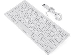 for Home for PC Laptop Junluck Lightweight Plastic Keyboar Mouse Set Ultra-Thin USB Keyboard Mouse White 