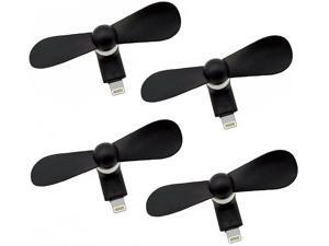 Personal Mini USB Fans for Cellphones - 4 Pack Portable Phone Fan Small Pocket Fan Fast Cooling Travel Fans for IOS Phone 12/11/10/9/8/iPad (Black) Personal Mini USB Fans for Cellphones - 4 Pack Portable Phone Fan Small Pocket Fan Fast Cooling Travel Fans for IOS Phone 12/11/10/9/8/iPad (Black)