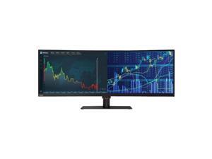 Lenovo ThinkVision P44w-10 4k 43.4" Curved LCD Monitor, Grey Lenovo ThinkVision P44w-10 4k 43.4" Curved LCD Monitor, Grey