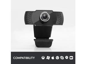 Ultimo H812 2MP 1920x1080 USB 2.0 Webcam, Black
