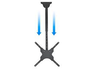 Mount Factory Universal Tilt and Swivel Ceiling TV Mount Bracket with Adjustable Pole Height fits most 26" to 55" Flat Panels Mount Factory Universal Tilt and Swivel Ceiling TV Mount Bracket with Adjustable Pole Height fits most 26" to 55" Flat Panels