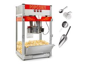 Olde Midway 842364115309 Bar Style Popcorn Machine Maker Popper with  10-Ounce Kettle - Black