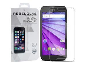 REBELGLAS® Ultra Slim 0.3mm Tempered Glass Screen Protector For Motorola Moto G3 G 3