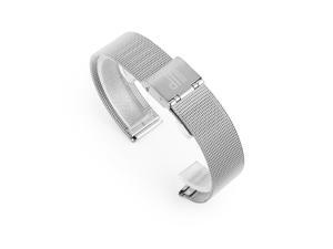 Steel Mesh Watch Strap, 16mm, British Design by Du Maurier Steel Mesh Watch Strap, 16mm, British Design by Du Maurier